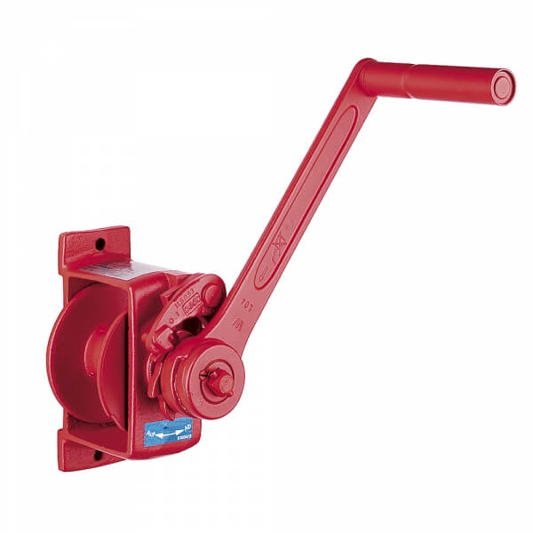 Hand rope winch 'TANGO' mounting on wall